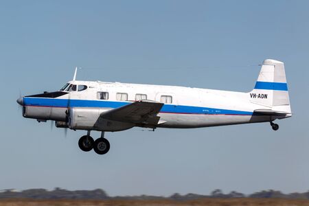 Avalon, Australia - March 3, 2013: De Havilland Australia DHA-3 Drover VH-ADN small transport...