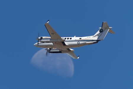 Avalon, Australia - March 4, 2013: Royal Australian Air Force (RAAF) Beechcraft King Air 350 A32-350...