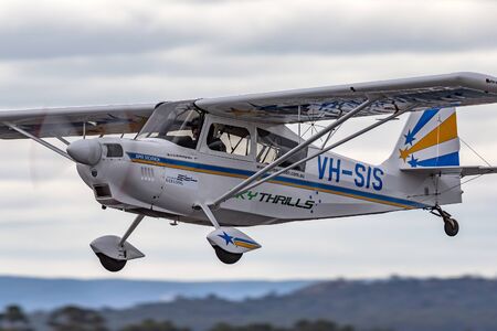 Avalon, Australia - February 27, 2013: American Champion 8KCAB-180 Super Decathlon single engine...