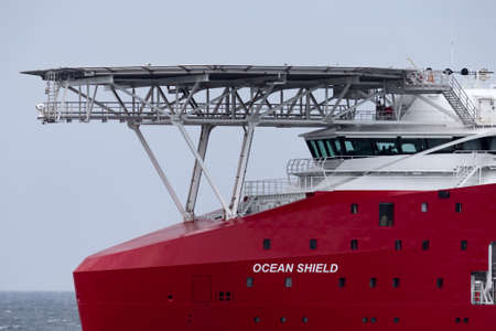Jervis Bay, Australia - October 1, 2013: Australian Border Force multi purpose off shore vessel...