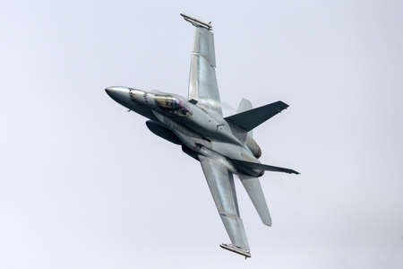 Sydney, Australia - October 5, 2013: Royal Australian Air Force (RAAF) McDonnell Douglas F/A-18A...