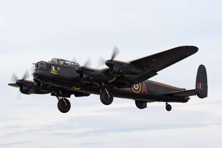 RAF Fairford, Gloucestershire, UK - July 13, 2014: Royal Air Force (RAF) Battle Of Britain Memorial...