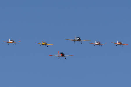 Temora, Australia - November 2, 2013: Commonwealth Aircraft Corporation CA-25 Winjeel aircraft...