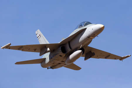 Temora, Australia - November 1, 2013: Royal Australian Air Force (RAAF) McDonnell Douglas F/A-18B...