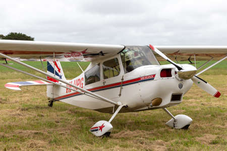 Barwon Heads, Australia - November 24, 2013: Super Decathlon aerobatic training aircraft VH-UPG at...