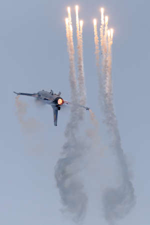 Payerne, Switzerland - August 30, 2014: Belgian Air Component (Belgian Air Force) General Dynamics...