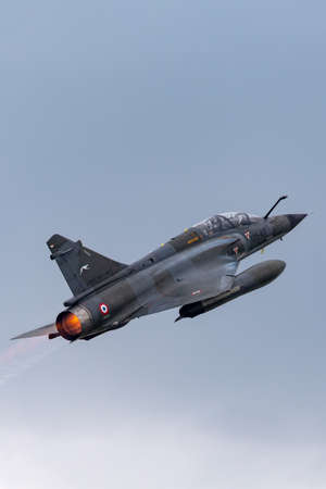 Payerne, Switzerland - August 29, 2014: French Air Force (Armee De Lâ€™Air) Dassault Mirage...
