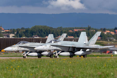 Payerne, Switzerland - September 1, 2014: Royal Canadian Air Force (RCAF) McDonnell Douglas CF-188A...