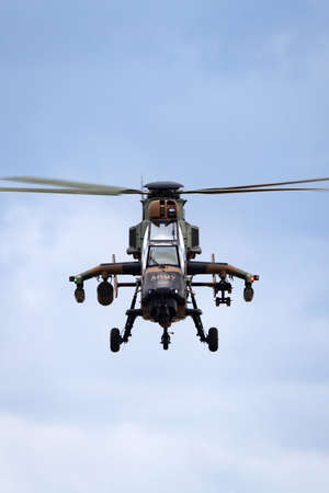 Avalon, Australia - February 28, 2015: Australian Army Eurocopter Tiger ARH Armed reconnaissance helicopter.のeditorial素材