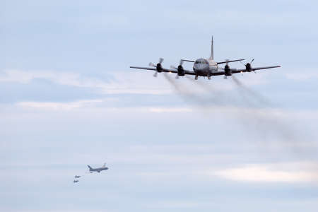Avalon, Australia - February 28, 2015: Royal Australian Air Force (RAAF) Lockheed AP-3C Orion...