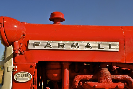 ROLLAG, MINNESOTA, September 1, 2013: A Farmall Cub was a model name and later a brand name for...