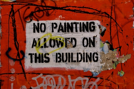 RAPID CITY, SOUTH DAKOTA, May 23, 2018: The paint graffiti art is found in Art Alley, Rapid City began as a public art project in 2005 and has become a living tribute to freedom of expression between 6th and 7th street.のeditorial素材