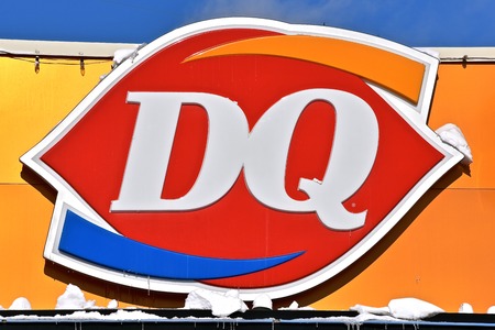 MOORHEAD, MINNESOTA, February 7, 2019: The DQ logo represents a franchise of Dairy Queen, a chain of...