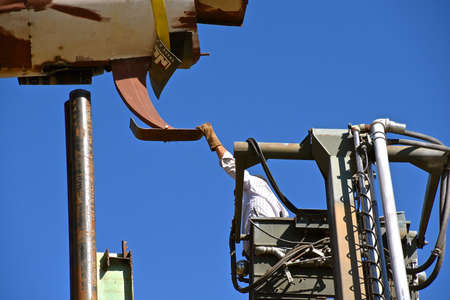 REGENT, NORTH DAKOTA, August 17, 2020: The Enchanted Highway of Regent, ND is a collection of the worlds largest scrap metal sculptures done by Gary Greff and is in the process of adding another whereのeditorial素材