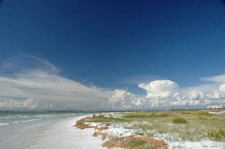 Tiger Tail Beach at Marcos (Marco) Island, Floridaの写真素材