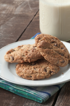 Homemade cookies fresh out of the ovenの写真素材