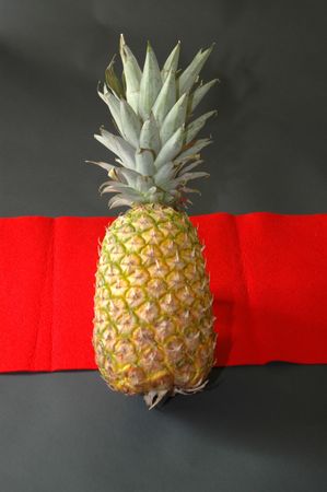 a delicious ripe pineapple