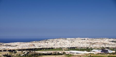 Mosta, Malta, Europe city with fourth largest dome church in the worldの写真素材