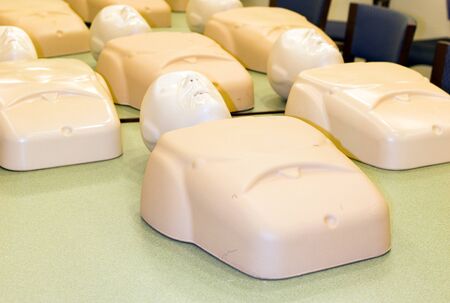 mannequins for cpr training class cardiopulmonary resuscitation for heart attack victim