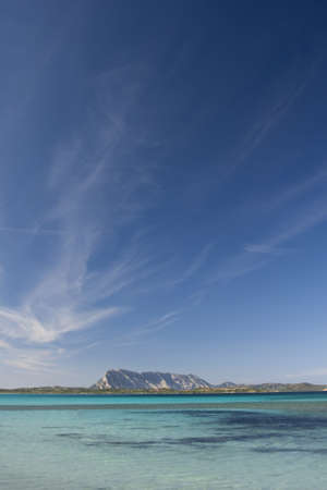 beautiful tropical beach in the Sardegna Island, Italyの写真素材