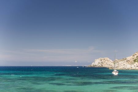 Spiagia La Colba - beautiful beach at Sardegna Island, Italyの写真素材