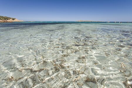 Spiaggia Dei Principe - beautiful beach at Sardegna Island, Italyの写真素材