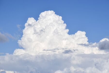clouds in blue the skyの写真素材
