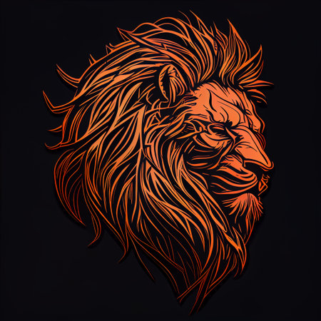 Half-Lion, Half-Human Sticker: The Sphinx, a Legendary Being that Evokes a Sense of Grandeur and Fascination, to Elevate Your Style Game!の写真素材