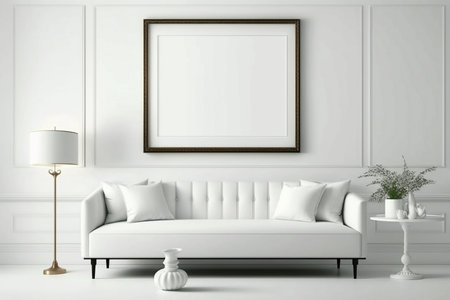 Modern Frame Mockups for Art Prints, Styled Stock Photos, and Photographs, Generative AIの素材