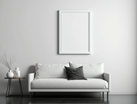 Modern Frame Mockups for Art Prints, Styled Stock Photos, and Photographs, Generative AIの素材
