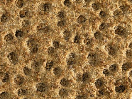 Hard crisp rye bread macro