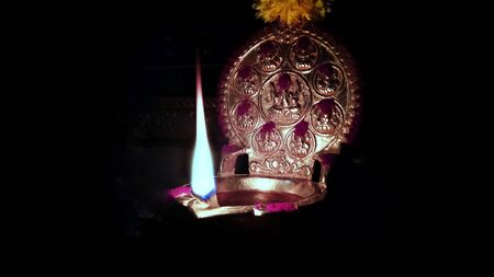 Happy new year with full of god blessingsの写真素材