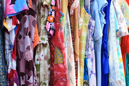 Colorful Vintage Clothingの写真素材