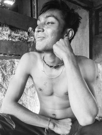 Portrait of a manの写真素材
