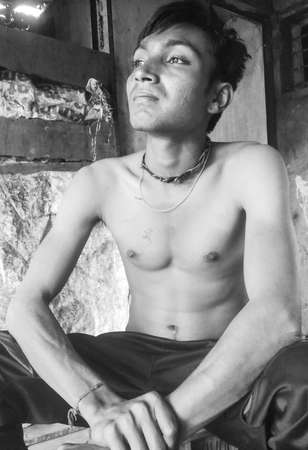 Portrait of a manの写真素材
