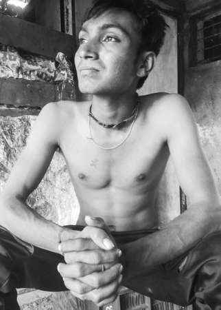 Portrait of a manの写真素材