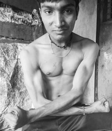 Portrait of a manの写真素材