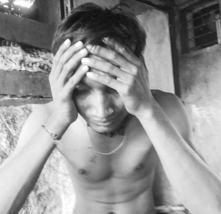 Portrait of a manの写真素材