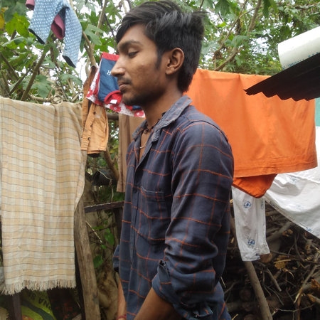 Indian local man from Vadodara Gujarat Indiaの写真素材