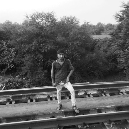 Indian village manの写真素材