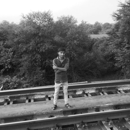 Indian village manの写真素材
