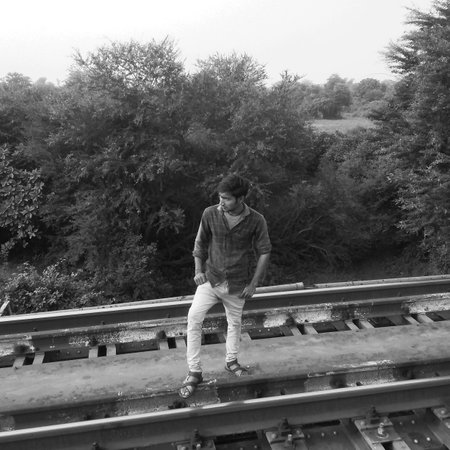 Indian village manの写真素材