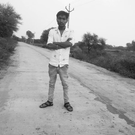 Indian village manの写真素材