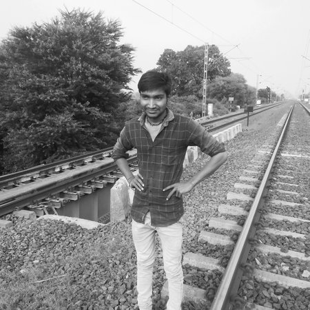 Indian village manの写真素材