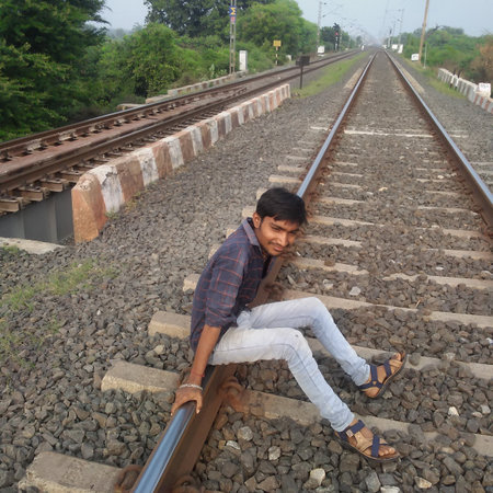 Indian village manの写真素材