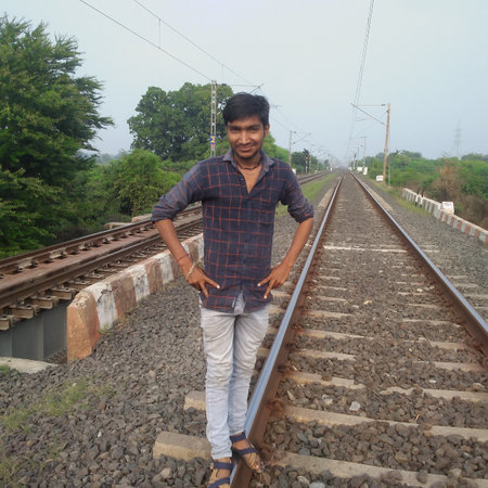 Indian village manの写真素材
