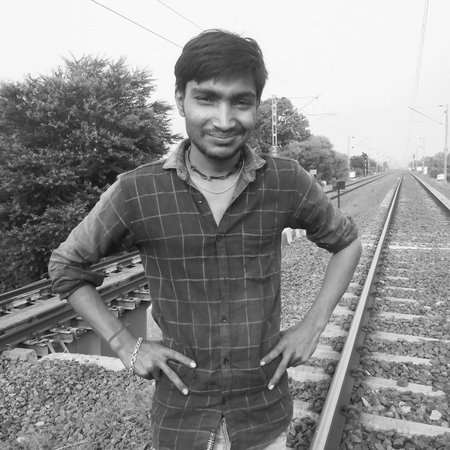 Indian village manの写真素材