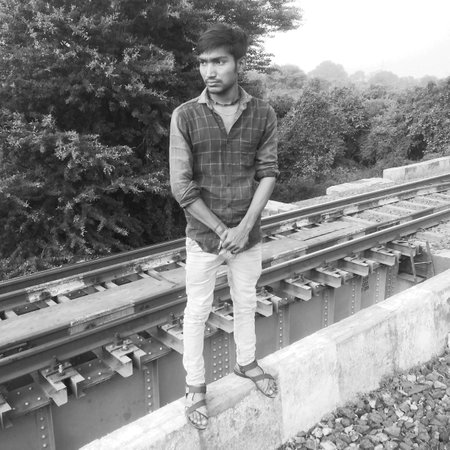 Indian village manの写真素材