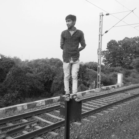 Indian village manの写真素材