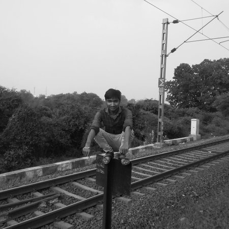 Indian village manの写真素材